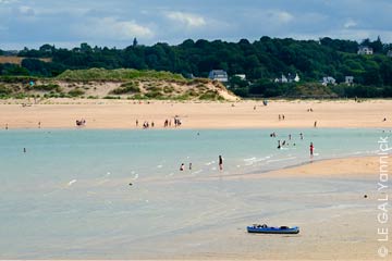 Schöner Strand in der Nähe unserer Ferienhäuser, Bretagne