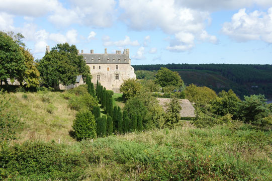 Schloss La Roche Jagu, Ploëzal, Bretagne, Frankreich
