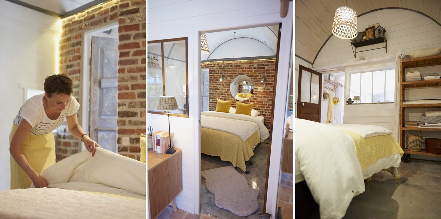 Ferienhaus in der Bretagne mit romantischem Schlafzimmer
