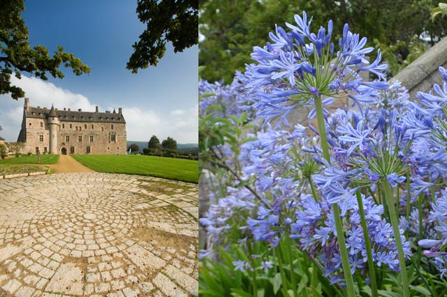 La Roche Jagu Schloss mit Gärten und Bio-Restaurant