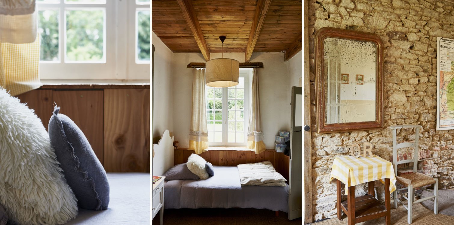 Bedroom for children, family-friendly cottage in Bretagne