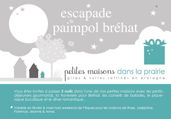 la carte cadeau paimpol-bréhat pour 2 nuits en Bretagne