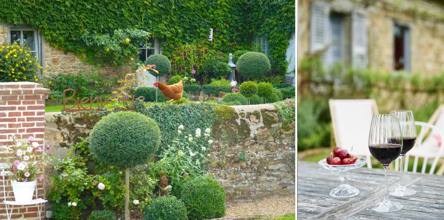 jardin bucolique pour votre séjour en Bretagne